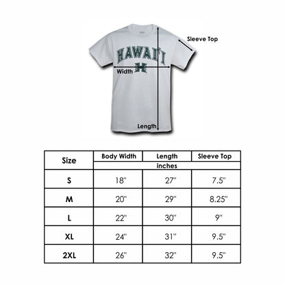 T-Shirts Size Chart