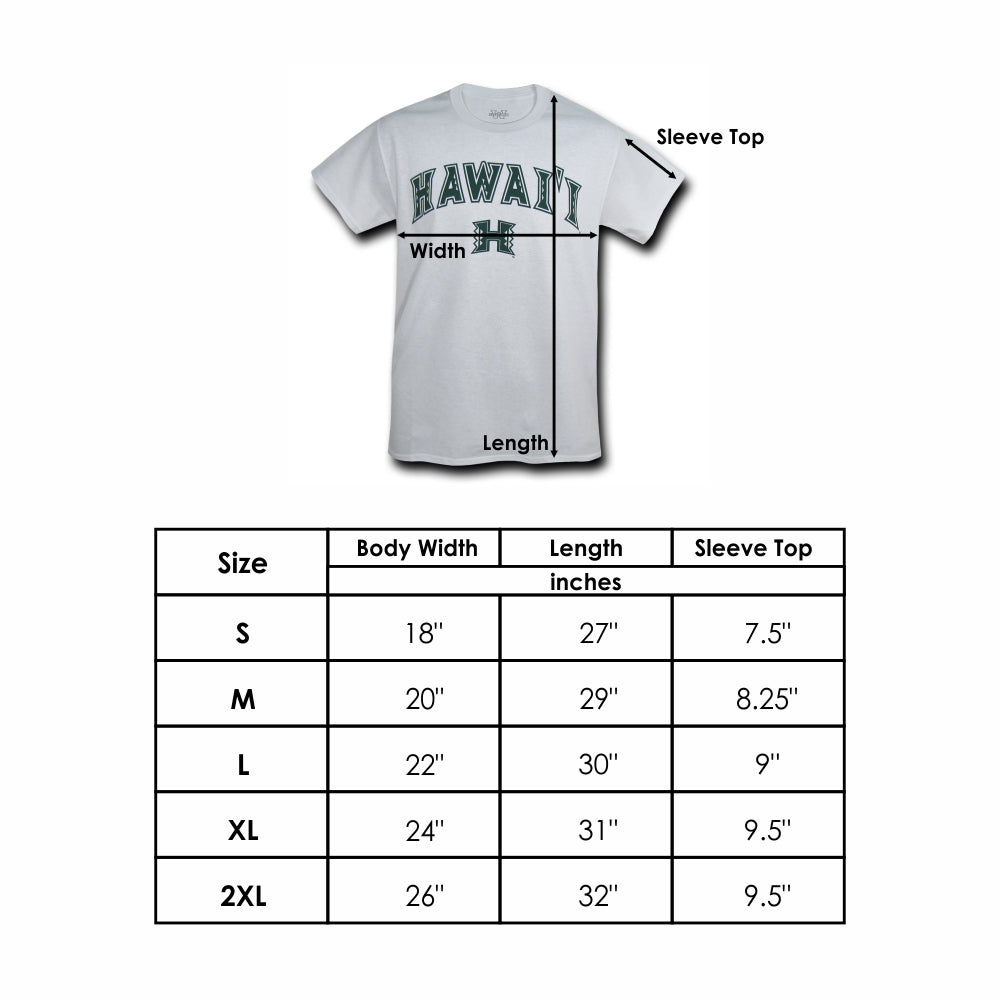 T-Shirts Size Chart