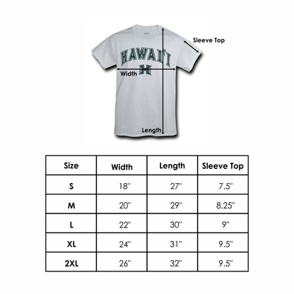 T-Shirts Size Chart