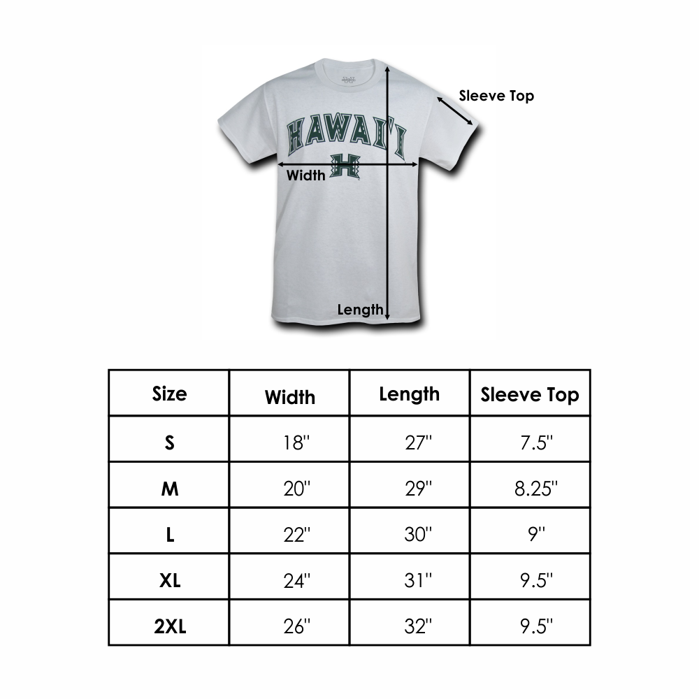 T-Shirts Size Chart