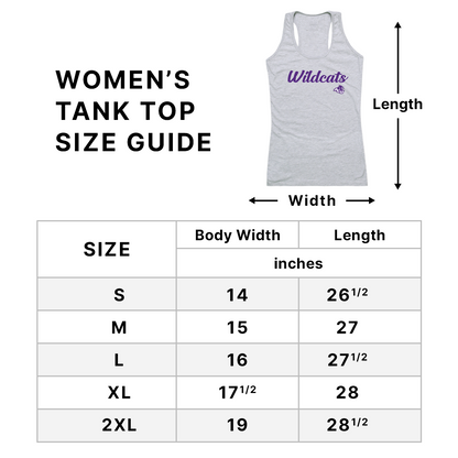 Womens T-Shirts & Tops Size Chart