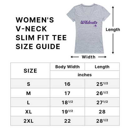 Womens T-Shirts & Tops Size Chart