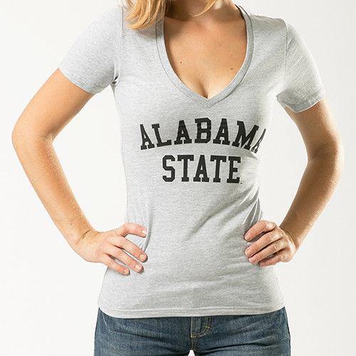 Alabama State University NCAA Game Day W Republic Womens Tee T-Shirt-Campus-Wardrobe
