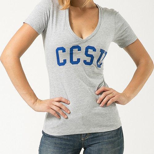 Ccsu Central Connecticut State University NCAA Game Day Womens Tee T-Shirt-Campus-Wardrobe