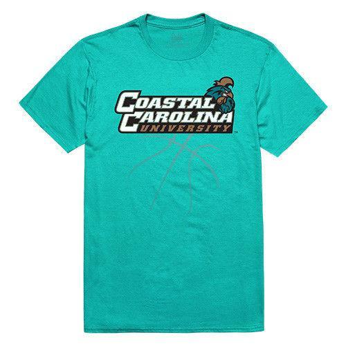 Coastal Carolina University Chanticleers NCAA Basketball Tee T-Shirt-Campus-Wardrobe