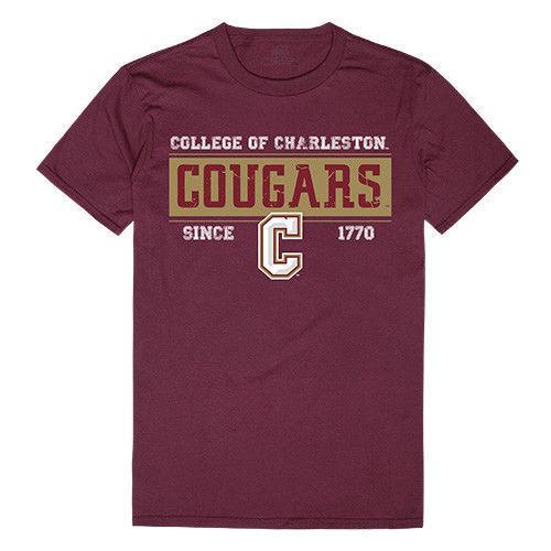 College Of Charleston Cougars NCAA Established Tees T-Shirt-Campus-Wardrobe