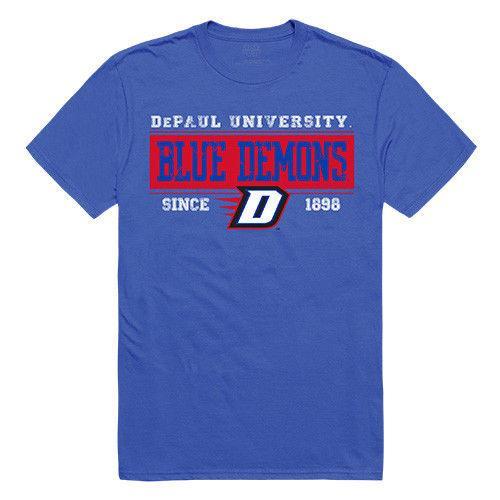 Depaul University Blue Demons NCAA Established Tees T-Shirt-Campus-Wardrobe