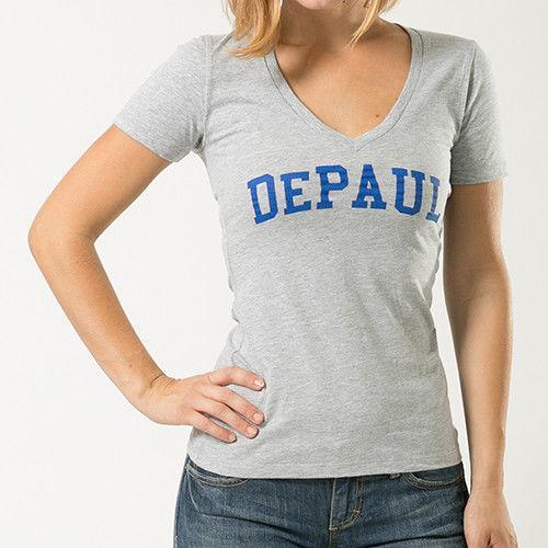 Depaul University NCAA Game Day W Republic Womens Tee T-Shirt-Campus-Wardrobe