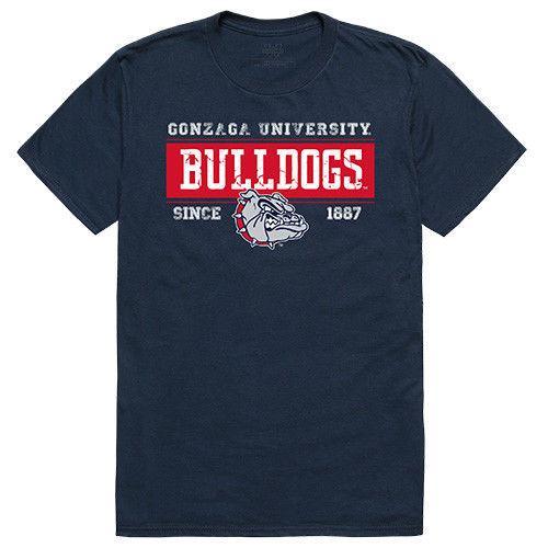 Gonzaga University Bulldogs NCAA Established Tees T-Shirt-Campus-Wardrobe