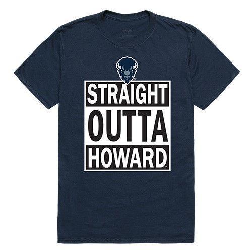 Howard University Bison NCAA Straight Outta T-Shirt-Campus-Wardrobe