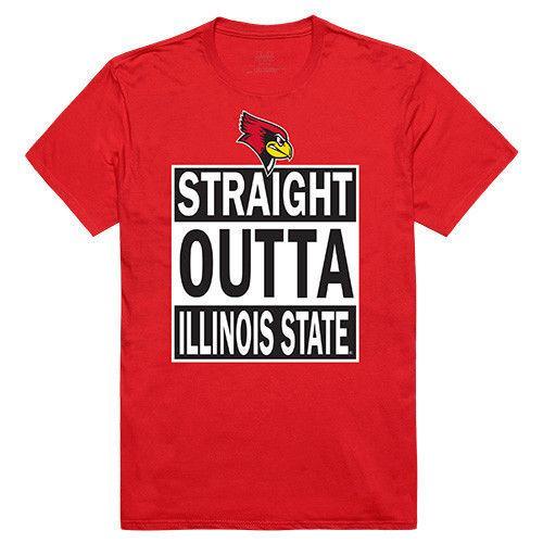 Illinois State University Redbirds NCAA Straight Outta T-Shirt-Campus-Wardrobe