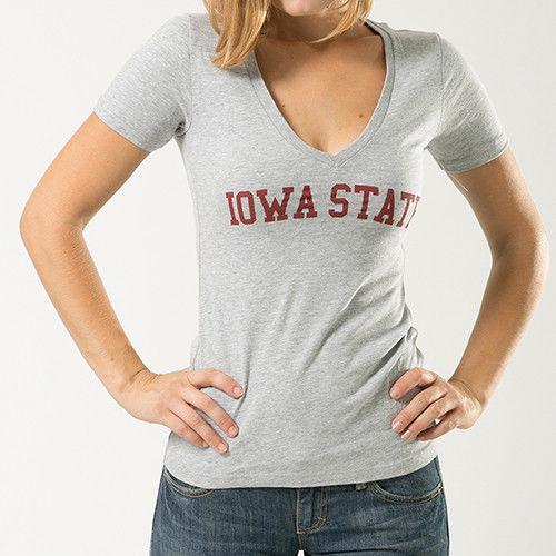 Iowa State University NCAA Game Day W Republic Womens Tee T-Shirt-Campus-Wardrobe