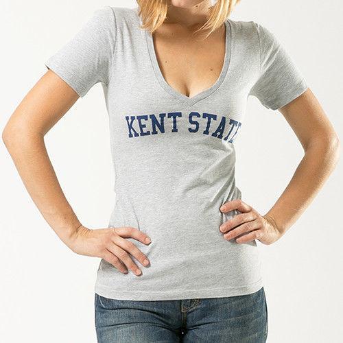 Kent State University NCAA Game Day W Republic Womens Tee T-Shirt-Campus-Wardrobe