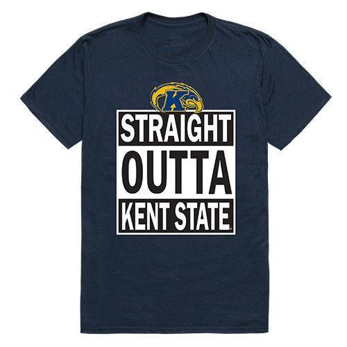 Kent State University The Golden Eagles NCAA Straight Outta T-Shirt-Campus-Wardrobe