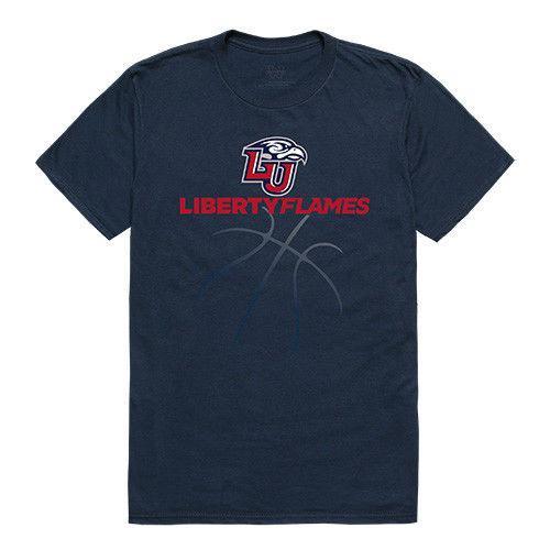 Liberty University Flames NCAA Basketball Tee T-Shirt-Campus-Wardrobe