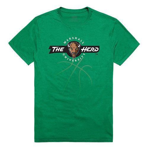 Marshall University Thundering Herd NCAA Basketball Tee T-Shirt-Campus-Wardrobe