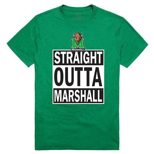 Marshall University Thundering Herd NCAA Straight Outta T-Shirt-Campus-Wardrobe