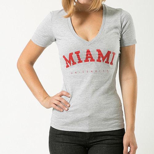 Miami University NCAA Game Day W Republic Womens Tee T-Shirt-Campus-Wardrobe