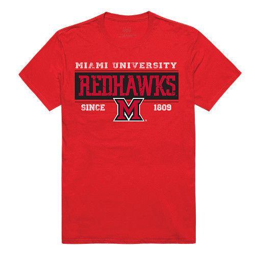 Miami University Redhawks NCAA Established Tees T-Shirt-Campus-Wardrobe