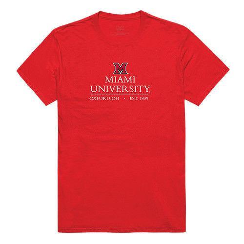 Miami University Redhawks NCAA Institutional Tee T-Shirt-Campus-Wardrobe