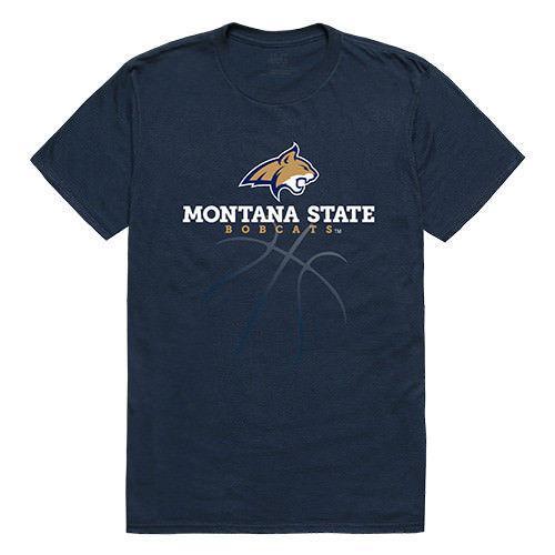 Montana State University Bobcats NCAA Basketball Tee T-Shirt-Campus-Wardrobe