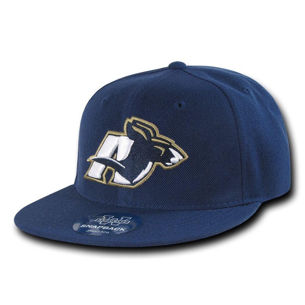 NCAA Akron University Zips Freshmen 6 Panel Snapback Baseball Caps Hats Navy-Campus-Wardrobe