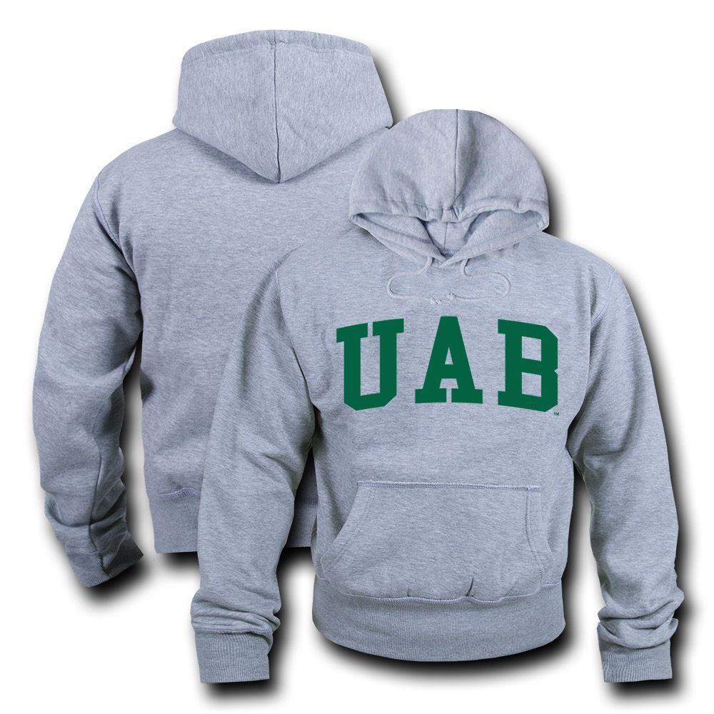 NCAA Alabama At Birmingham University Sweatshirt Game Day Fleece Heather Grey-Campus-Wardrobe