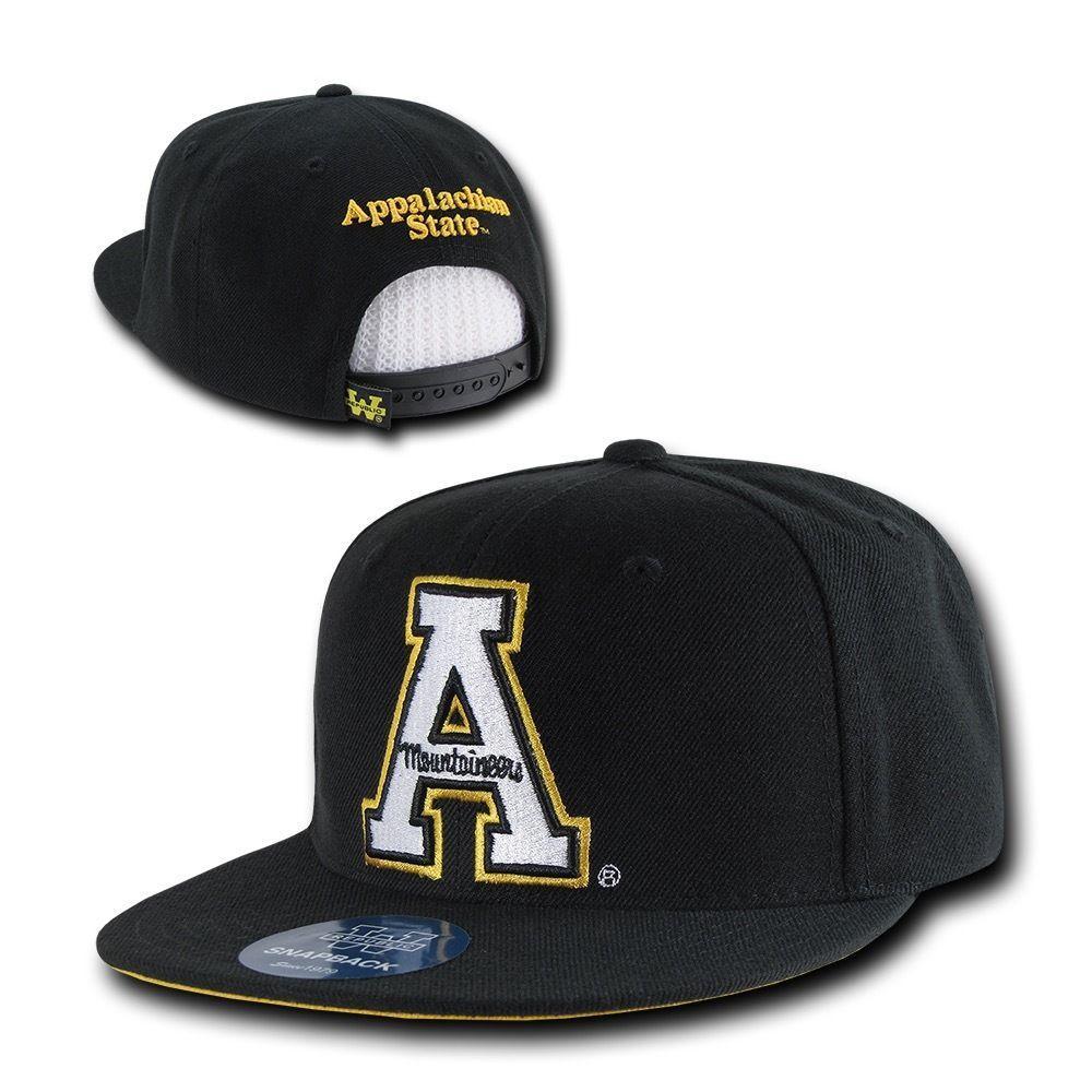 NCAA Appalachian State Mountaineers 6 Panel Snapback Baseball Caps Hats-Campus-Wardrobe