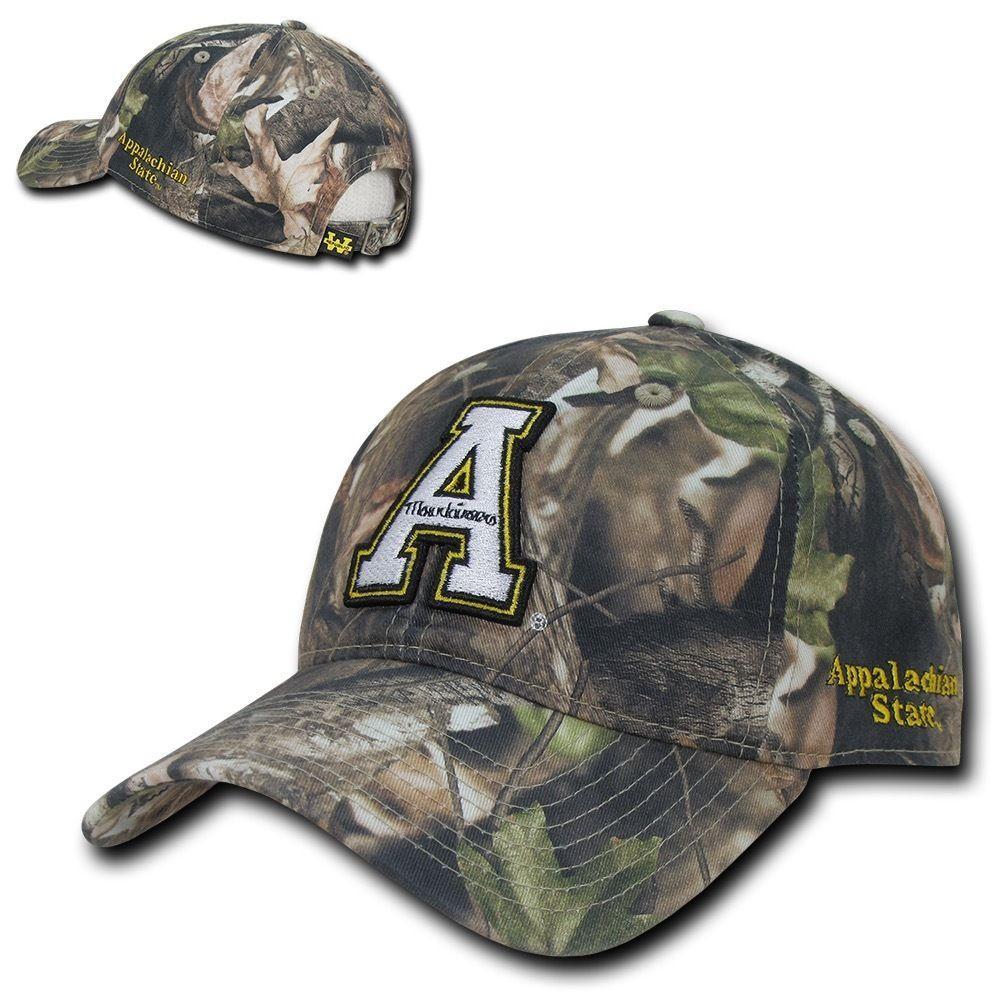 NCAA Appalachian State Mountaineers Relaxed Hybricam Camouflage Camo Caps Hats-Campus-Wardrobe