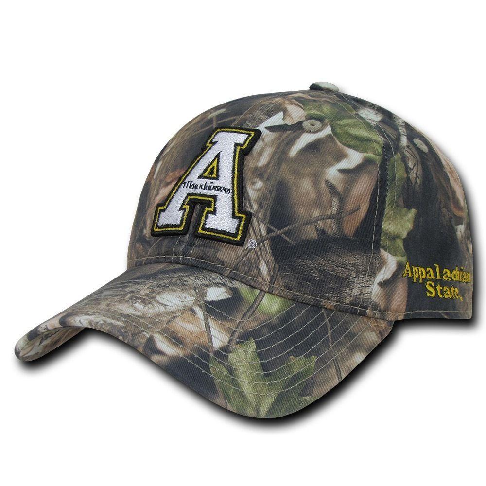 NCAA Appalachian State Mountaineers Relaxed Hybricam Camouflage Camo Caps Hats-Campus-Wardrobe
