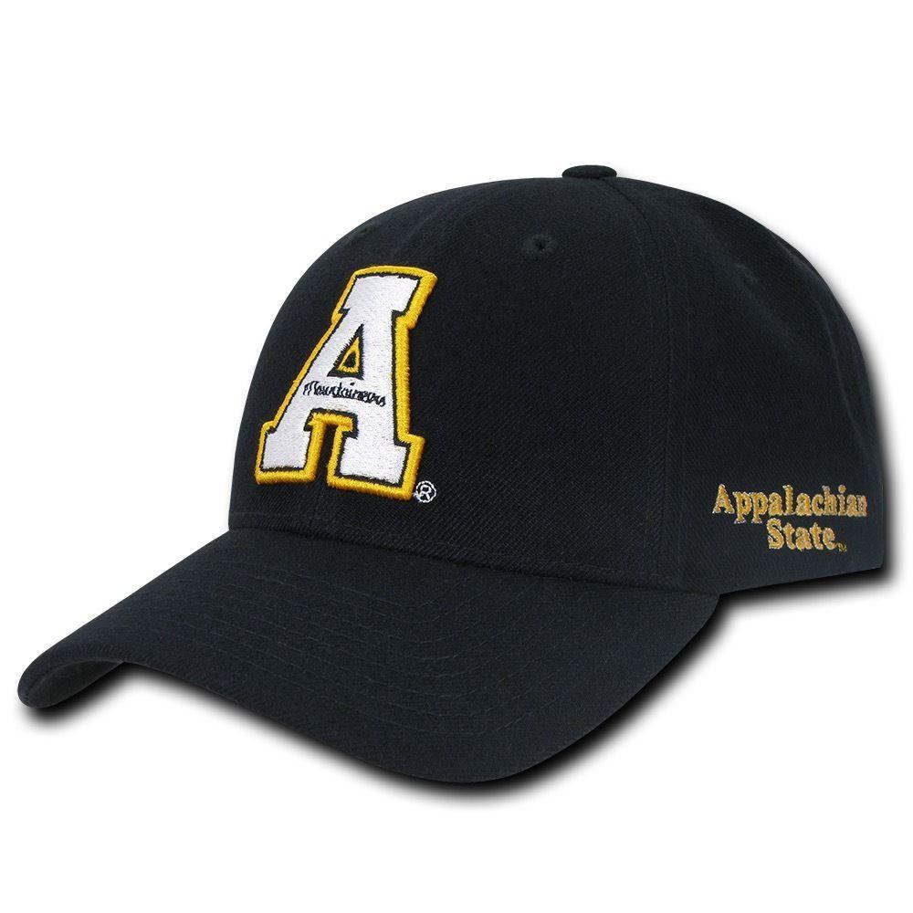 NCAA Appalachian State Mountaineers Structured Acrylic Cap Baseball Caps Hats-Campus-Wardrobe