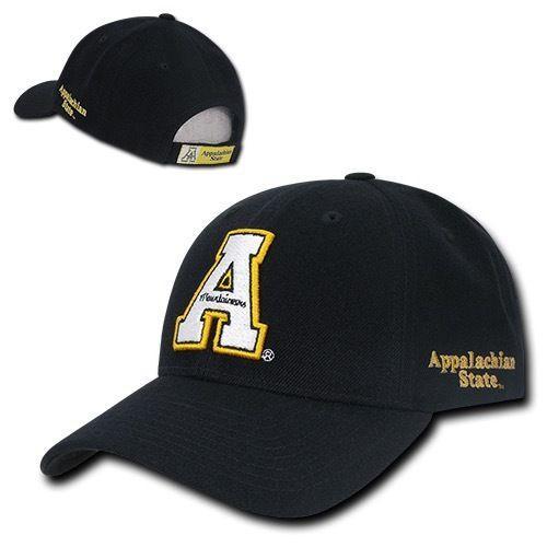 NCAA Appalachian State Mountaineers Structured Acrylic Cap Baseball Caps Hats-Campus-Wardrobe