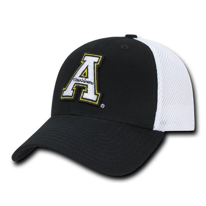 NCAA Appalachian State Mountaineers Structured Mesh Flex Baseball Caps Hats-Campus-Wardrobe