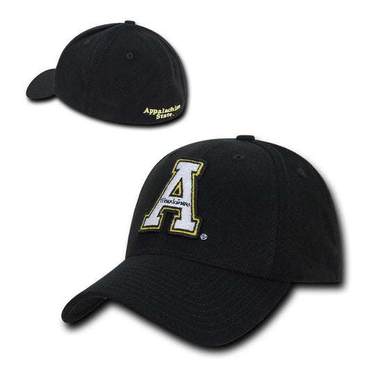 NCAA Appalachian State University Low Constructed Flex Acrylic Baseball Caps Hat-Campus-Wardrobe