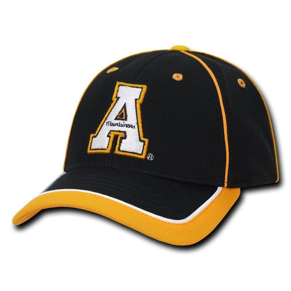 NCAA Appalachian State University Mountaineers Piped Baseball Caps Hats-Campus-Wardrobe