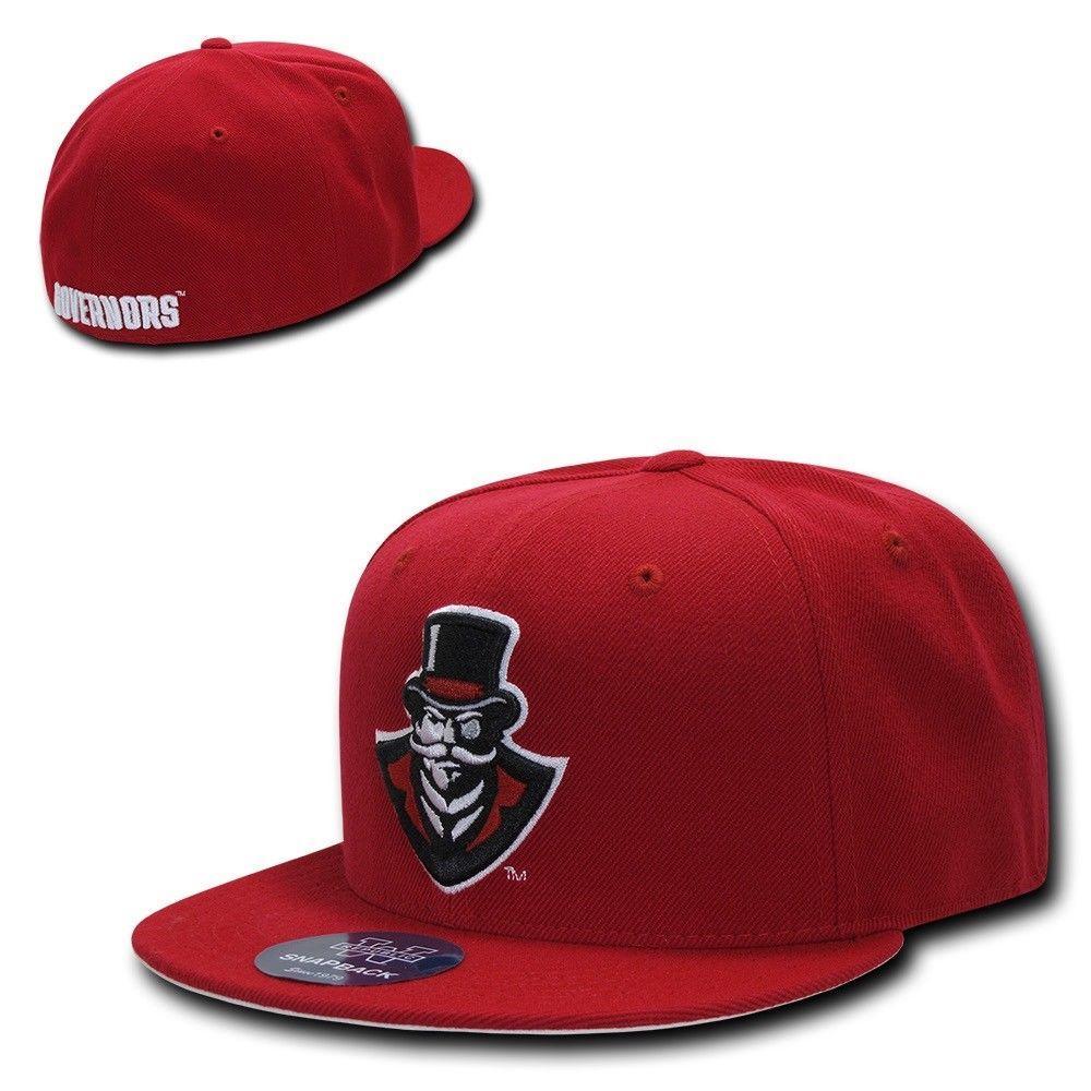 NCAA Austin Peay State University Governors College Fitted Caps Hats Red-Campus-Wardrobe