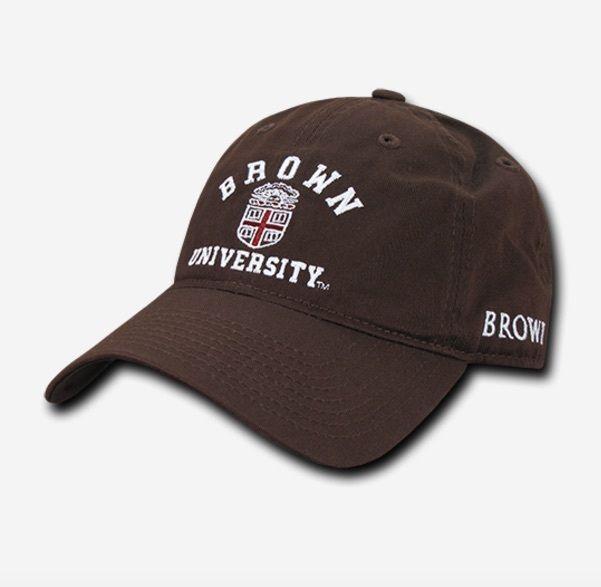 NCAA Brown Bears University 6 Panel Relaxed Cotton Baseball Caps Hats-Campus-Wardrobe