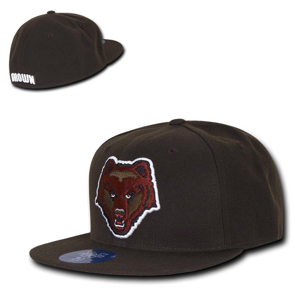 NCAA Brown Bears University Bears College Fitted Caps Hats Brown-Campus-Wardrobe