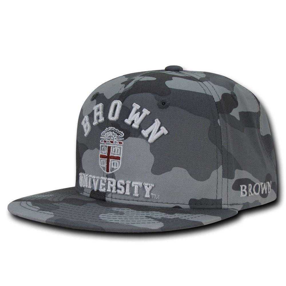 NCAA Brown Bears University Camo Camouflage Snapback Baseball Caps Hats-Campus-Wardrobe