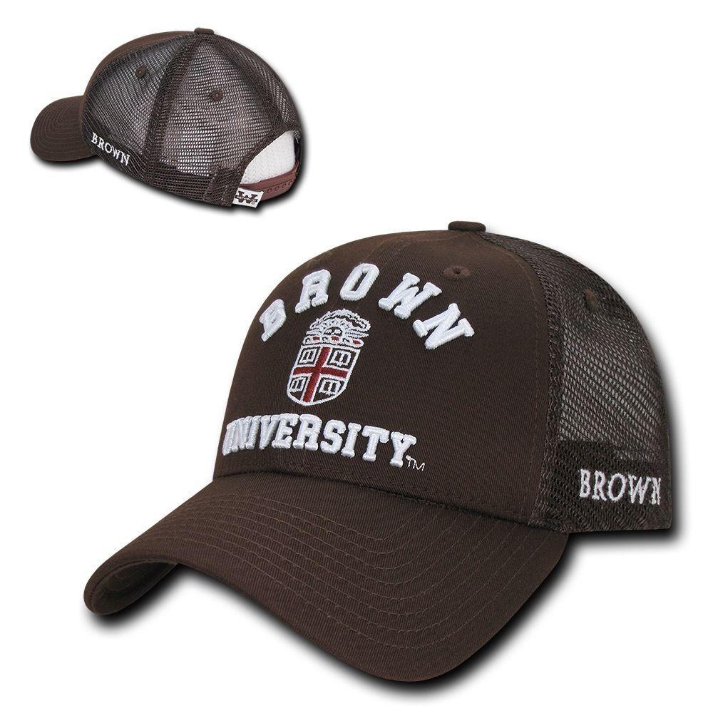 NCAA Brown Bears University Curved Bill Structured Trucker Baseball Caps Hats-Campus-Wardrobe