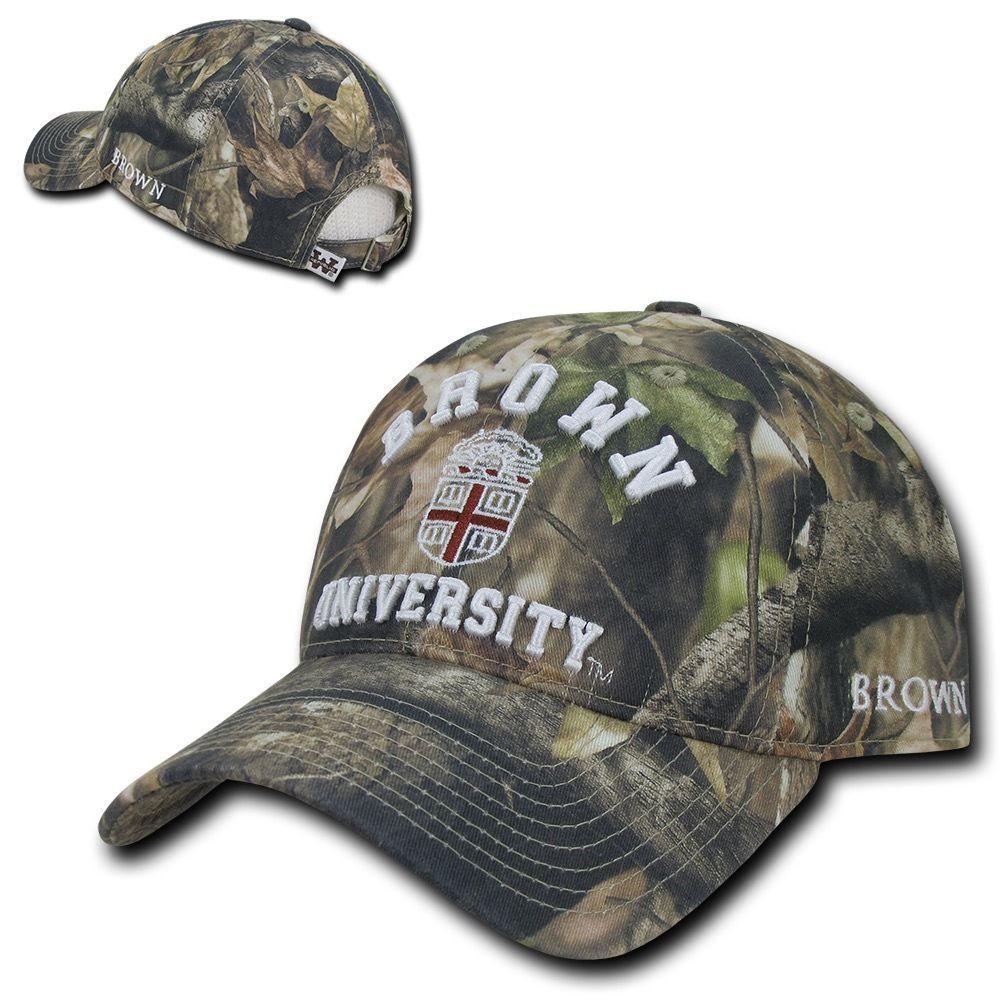 NCAA Brown Bears University Relaxed Hybricam Camouflage Camo Caps Hats Gbr-Campus-Wardrobe