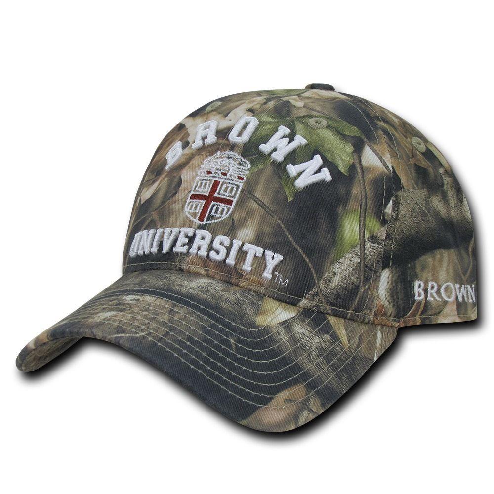 NCAA Brown Bears University Relaxed Hybricam Camouflage Camo Caps Hats Gbr-Campus-Wardrobe