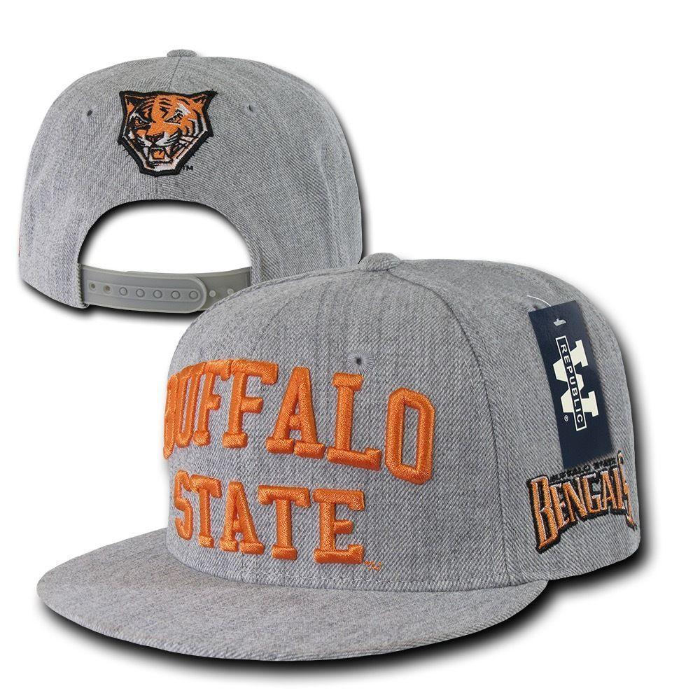 NCAA Buffalo State Bengals College 6 Panel Game Day Snapback Caps Hats-Campus-Wardrobe
