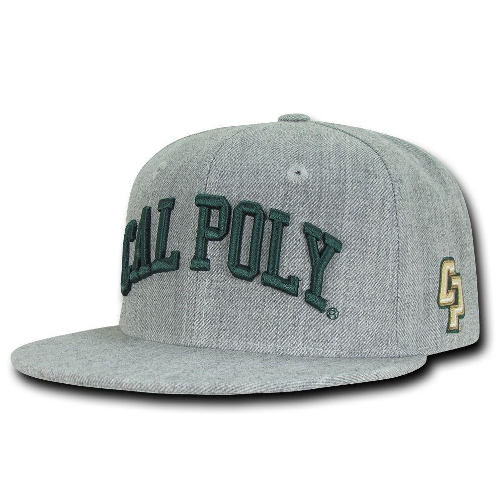 NCAA Cal Poly Mustangs University Cal Poly Sol 6 Panel Game Day Caps Hats-Campus-Wardrobe