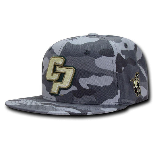 NCAA Cal Poly Mustangs University Camo Camouflage Snapback Baseball Caps Hats-Campus-Wardrobe