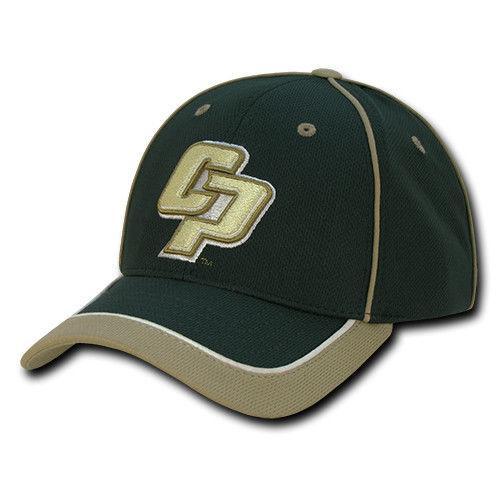 NCAA Cal State Poly University Lightweight Structured Piped Baseball Caps Hats-Campus-Wardrobe