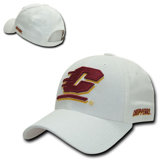 NCAA Central Michigan University Chippewas Structured Corduroy Baseball Caps Hat-Campus-Wardrobe