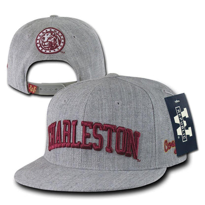 NCAA Charleston University Cougars Game Day Snapback Cap Heather Grey-Campus-Wardrobe