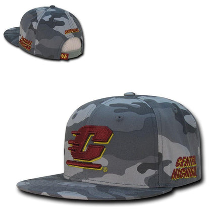 NCAA Cmu Central Michigan Chippewas Camo Camouflage Baseball Caps Hats-Campus-Wardrobe