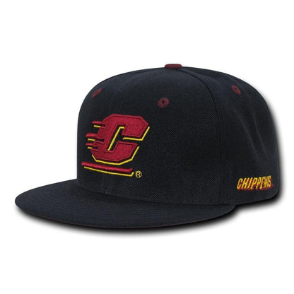 NCAA Cmu Central Michigan Chippewas University Accent Baseball Caps Hats-Campus-Wardrobe